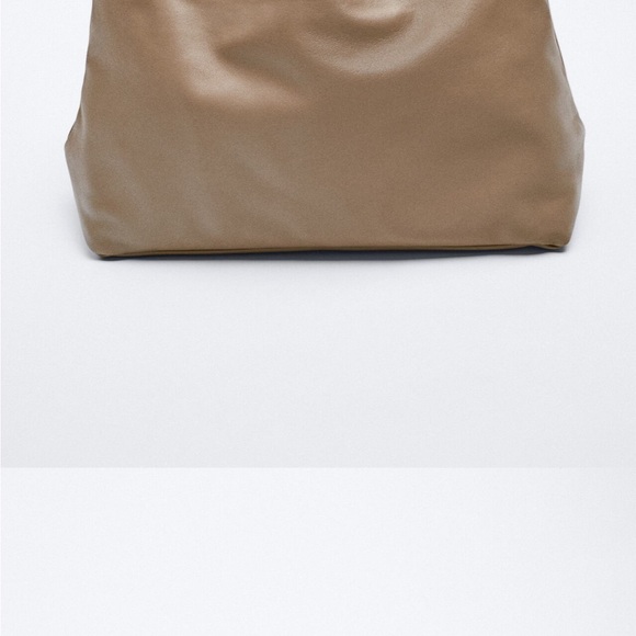 Zara Leather Black Fold-over Clutch - Picture 5 of 11